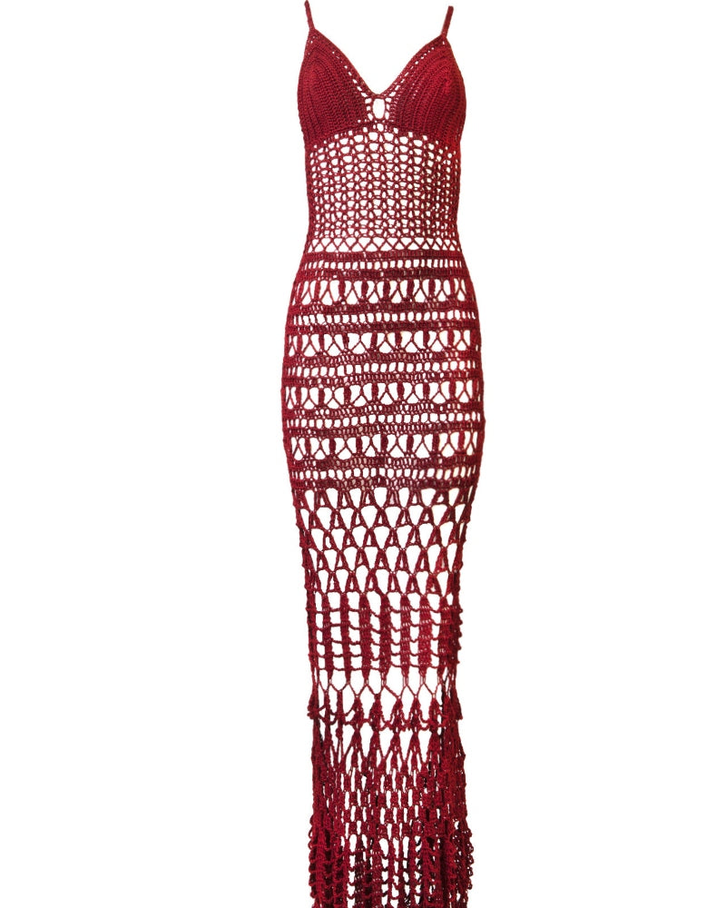 AFRODITE CROCHET DRESS - ATHINA VATICANOU CLOTHES athinavaticanou AFRODITE CROCHET DRESS - ATHINA VATICANOU CLOTHES athinavaticanou