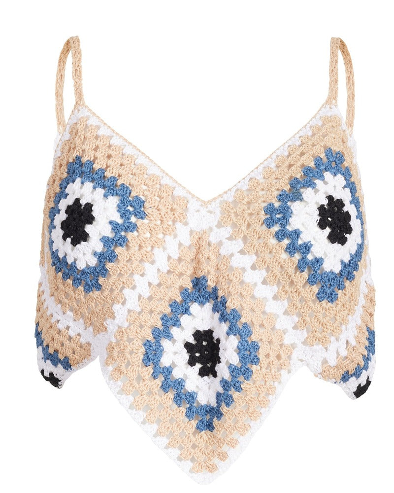 JACQUELINE CROCHET TOP