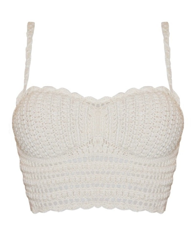 VAIVO CROCHET TOP